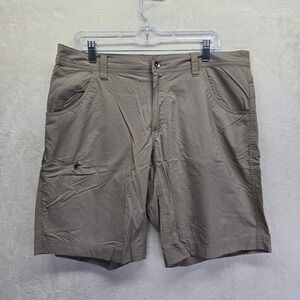 Marmot Mens Hiking Shorts Tan Khaki‎ Size 34 Nylon Performance Outdoor Trekking